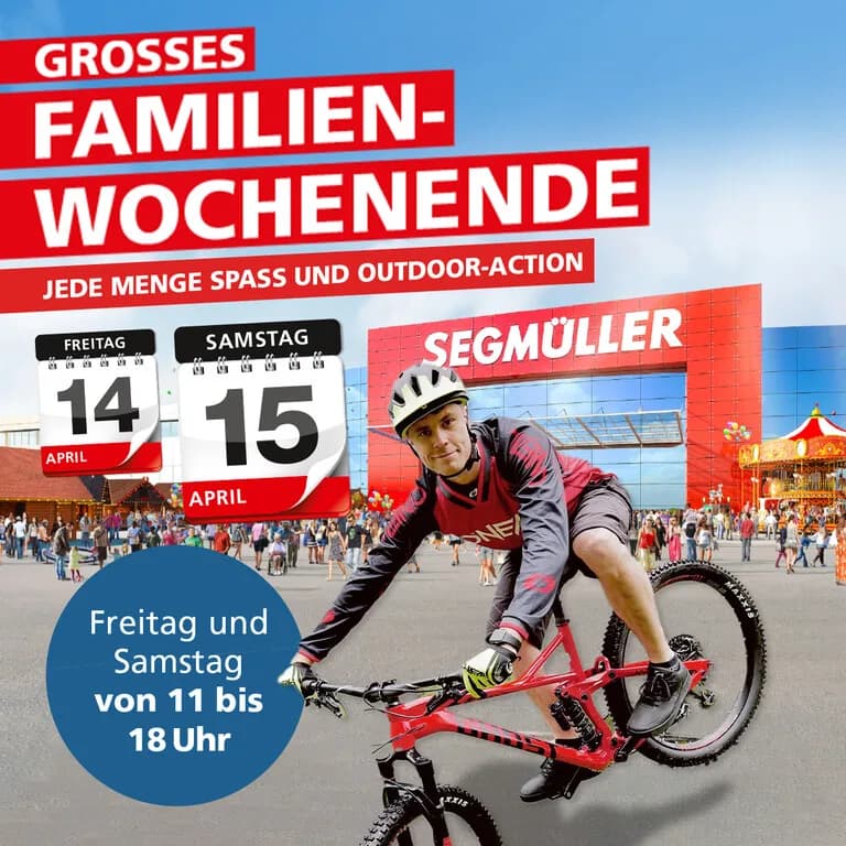 Family Weekend at Segmüller—We're there!