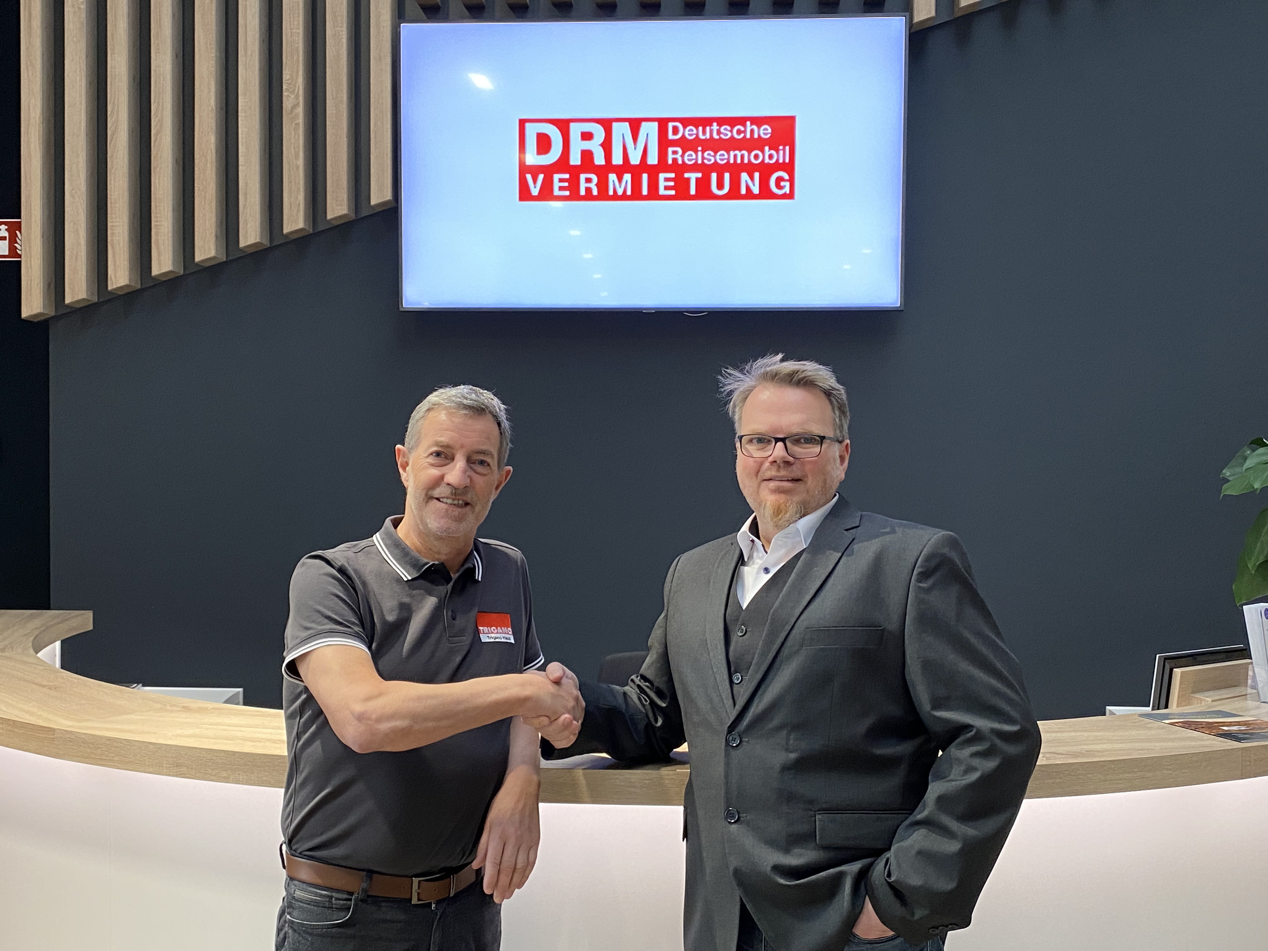 Dr. Holger Siebert begrüßt Ralf Holstein als neuen General Manager der DRM